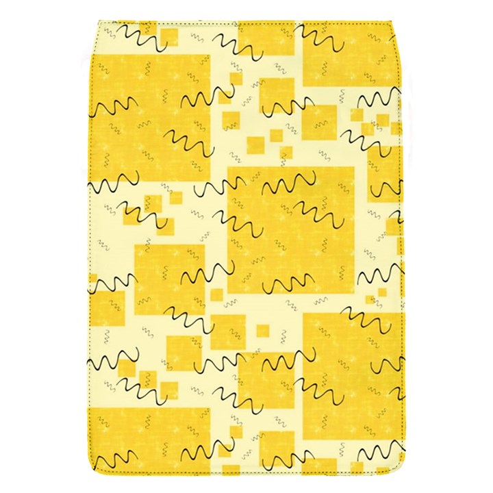 Party-confetti-yellow-squares Removable Flap Cover (S)