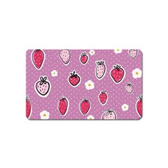 Juicy Strawberries Magnet (name Card) by SychEva