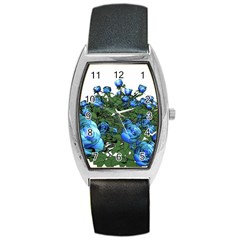 Flowers-roses-rose-nature-bouquet Barrel Style Metal Watch