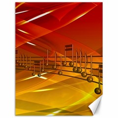 Music-notes-melody-note-sound Canvas 12  X 16  by Sapixe