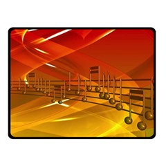 Music-notes-melody-note-sound Fleece Blanket (small)