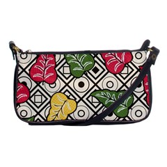 Leaves Foliage Batik Seamless Shoulder Clutch Bag by Sapixe