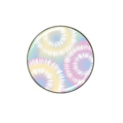 Tie Dye Pattern Colorful Design Hat Clip Ball Marker (10 Pack) by Sapixe