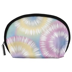 Tie Dye Pattern Colorful Design Accessory Pouch (large) by Sapixe