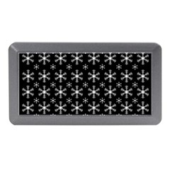 Snowflakes Background Pattern Memory Card Reader (mini) by Sapixe