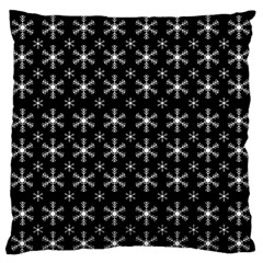 Snowflakes Background Pattern Standard Flano Cushion Case (one Side)