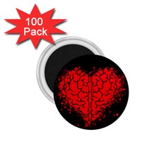 Heart Brain Mind Psychology Doubt 1 75  Magnets (100 Pack)  by Sapixe