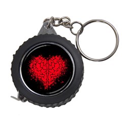 Heart Brain Mind Psychology Doubt Measuring Tape by Sapixe