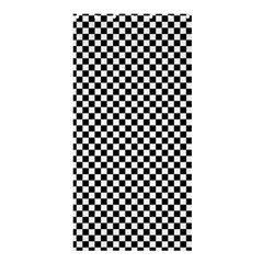 Black And White Checkerboard Background Board Checker Shower Curtain 36  X 72  (stall) 