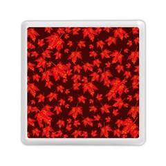 Red Oak And Maple Leaves Memory Card Reader (Square)