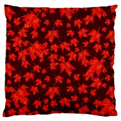 Red Oak And Maple Leaves Standard Flano Cushion Case (two Sides) by Daria3107