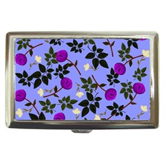 Purple Flower On Lilac Cigarette Money Case by Daria3107