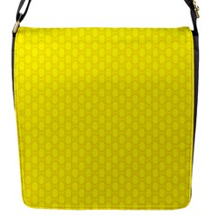 Soft Pattern Yellow Flap Closure Messenger Bag (s) by PatternFactory