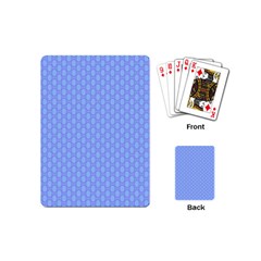 Soft Pattern Blue Playing Cards Single Design (mini) by PatternFactory