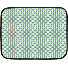 Soft Pattern Aqua Fleece Blanket (mini) by PatternFactory