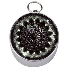 Moody Mandala Silver Compasses by MRNStudios