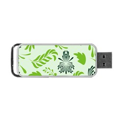 Folk Flowers Pattern Floral Surface Design Seamless Pattern Portable Usb Flash (one Side) by Eskimos