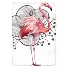 Watercolor Flamingo Removable Flap Cover (L)