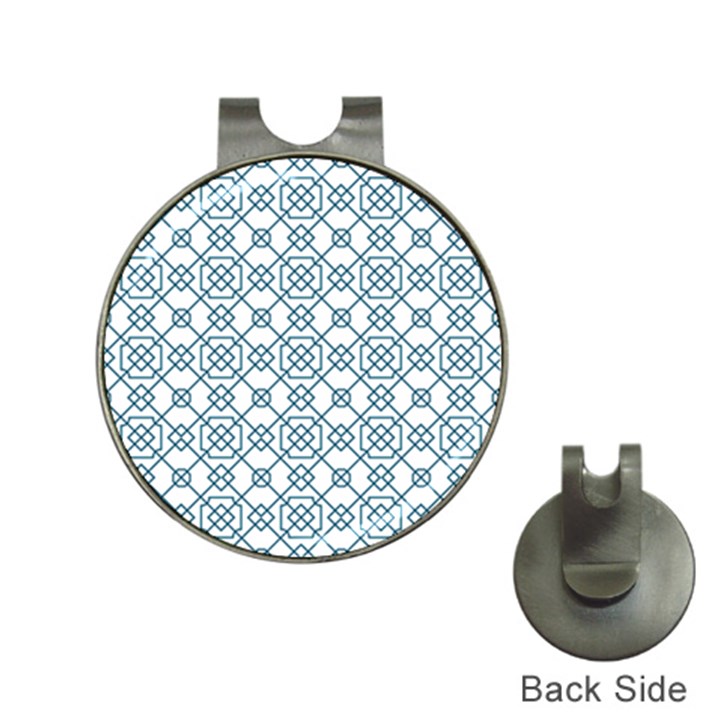 Arabic Vector Seamless Pattern Hat Clips with Golf Markers