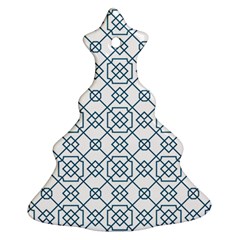 Arabic Vector Seamless Pattern Christmas Tree Ornament (Two Sides)
