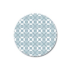 Arabic Vector Seamless Pattern Magnet 3  (round) by webstylecreations