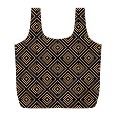 Art Deco Vector Pattern Full Print Recycle Bag (l) by webstylecreations