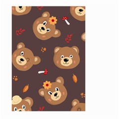 Bears-vector-free-seamless-pattern1 Large Garden Flag (two Sides) by webstylecreations