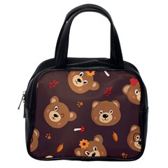 Bears-vector-free-seamless-pattern1 Classic Handbag (one Side) by webstylecreations