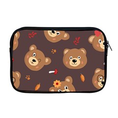 Bears-vector-free-seamless-pattern1 Apple Macbook Pro 17  Zipper Case by webstylecreations