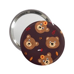 Bears-vector-free-seamless-pattern1 2 25  Handbag Mirrors by webstylecreations