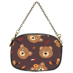 Bears-vector-free-seamless-pattern1 Chain Purse (one Side)