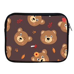 Bears-vector-free-seamless-pattern1 Apple Ipad 2/3/4 Zipper Cases by webstylecreations