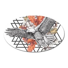 Boho Eagle  Oval Magnet by webstylecreations