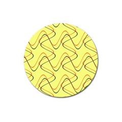 Retro Fun 821c Magnet 3  (round) by PatternFactory