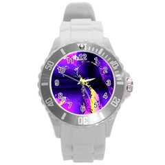 Garth Round Plastic Sport Watch (l) by MRNStudios