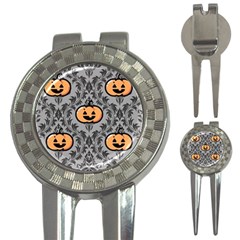 Pumpkin Pattern 3-in-1 Golf Divots by InPlainSightStyle