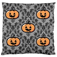 Pumpkin Pattern Large Flano Cushion Case (one Side)