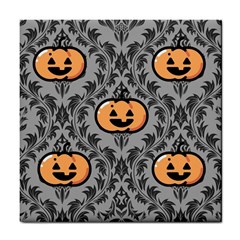 Pumpkin Pattern Tile Coaster by InPlainSightStyle