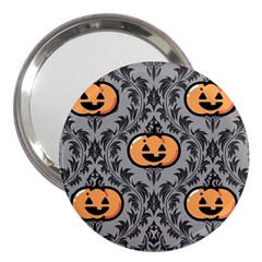 Pumpkin Pattern 3  Handbag Mirrors by InPlainSightStyle