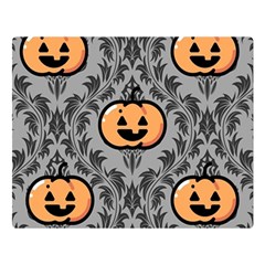 Pumpkin Pattern Double Sided Flano Blanket (large)  by InPlainSightStyle