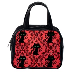 Cat Pattern Classic Handbag (one Side) by InPlainSightStyle