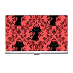 Cat Pattern Business Card Holder by InPlainSightStyle