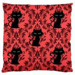 Cat Pattern Large Cushion Case (one Side) by InPlainSightStyle