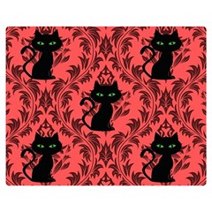 Cat Pattern Double Sided Flano Blanket (medium)  by InPlainSightStyle