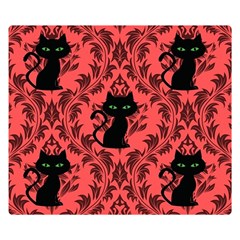 Cat Pattern Double Sided Flano Blanket (small)  by InPlainSightStyle