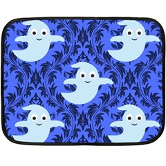 Ghost Pattern Double Sided Fleece Blanket (mini)  by InPlainSightStyle