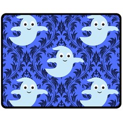 Ghost Pattern Fleece Blanket (medium)  by InPlainSightStyle