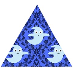 Ghost Pattern Wooden Puzzle Triangle by InPlainSightStyle