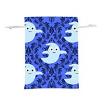 Ghost Pattern Lightweight Drawstring Pouch (S) Front