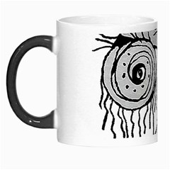 Weird Fantasy Creature Drawing Morph Mugs by dflcprintsclothing